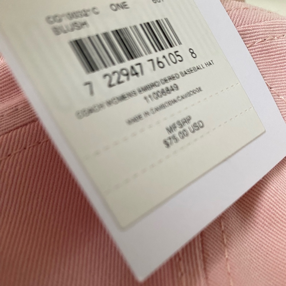 COACH embroidered baseball cap - Picture 5 of 8